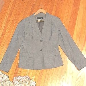 Jones New York Light gray blazer, Size 12